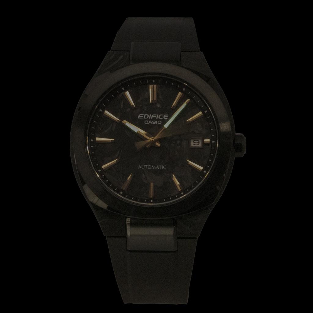 Casio Edifice Analog Resin Strap Black Dial Automatic EFK-200XPB-1A 100M Men's Watch