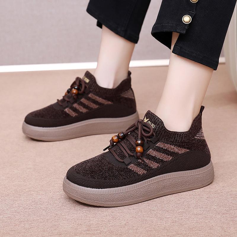 Winter Fleece Warme Damen Schneestiefel Bequem und Rutschfest Dick Sohlige Freizeitschuhe Weiche Sohle Kältebeständige Baumwollschuhe