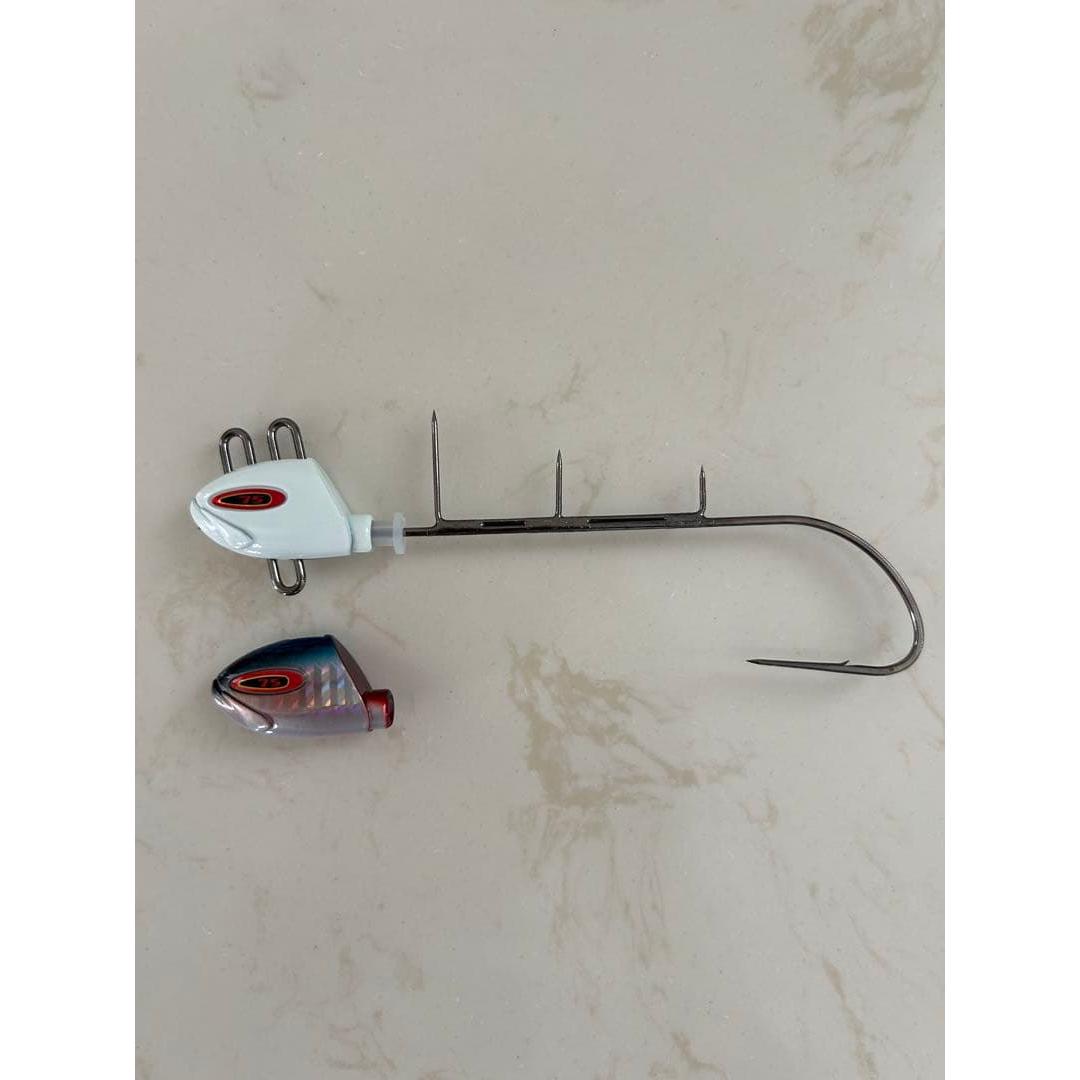 Used Jackal TG Replacement Hook Type Anchovy Dragon Tenya No. 20 75g 2 pieces