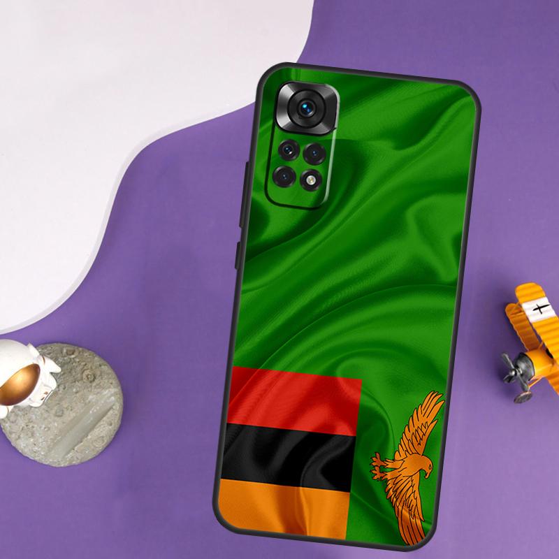 

Zambia Flag Case For Xiaomi Redmi Note 14 13 Pro 12 9 10 11 Pro 10S 11S 12S Redmi 14C 13C 10C 12C Cover Redmi Note 13 Pro 4G