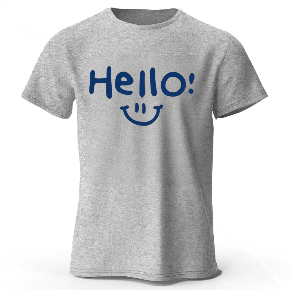 Men's Cotton Sports Running Short Sleeves Simple Style Fitness Comfortable Plus Size Loose T-shirt Street Wear Top