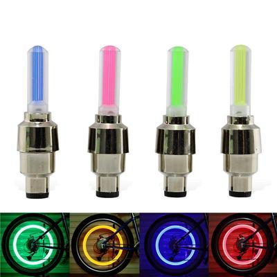 Fluorescent Bicycle Valve Stem Light for Mountain Bikes