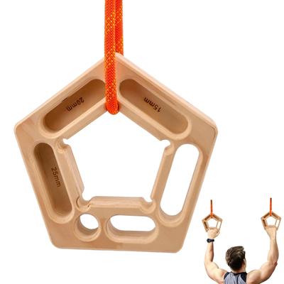 1 Stück Kletter-Fingertrainer-Board, Klimmzugbrett, Hangboard-Trainer, tragbares Griffkraft- und Unterarmtrainingsgerät