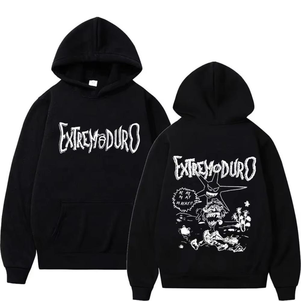 

EXTREMODURO Album Merch Hoodies Mens Women Pop Music Clothing Sweatshirts Gothic Oversized Fleece Hoody S