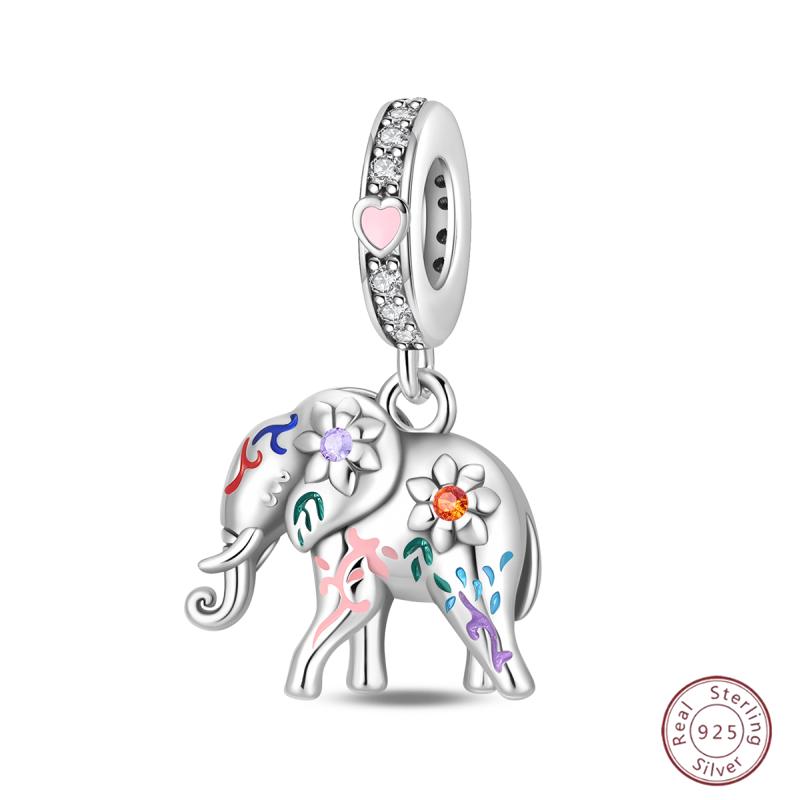 Copper Firefly Cute Cats And Dogs Beaded Pendant Suitable For Original Charms Bracelet Diy Exquisite Women Jewelry