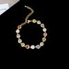 Bracciale Regolabile in Oro Vero Galvanizzato con Zir*****val Diamond, Lusso Leggero, Bracciale alla Moda di Alta Gamma, Gioiello Versatile per il Pendolarismo