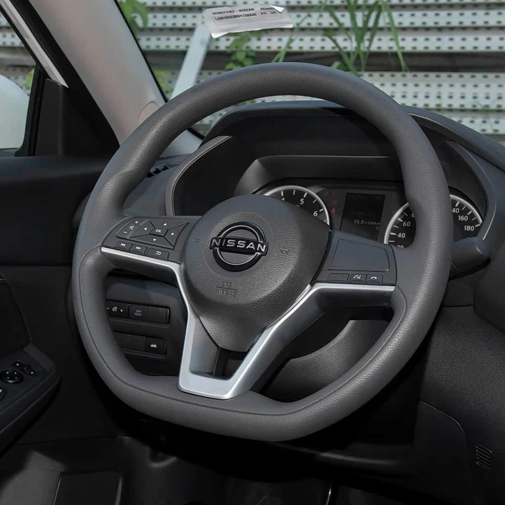BTRNCK1 ABS Car Steering Wheel Emblem Sticker for Nissan GTR Nismo Juke Murano Navara Qashqai Sentra Sylphy Teana X-Trail Livina