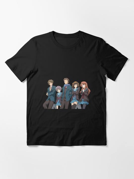 

The Melancholy Of Haruhi Suzumiya Cast S to 5XL Made in USA TShirt Unisex T-Shirt S
