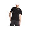 PUMA Comfortable Round Neck Fitted Moisture Wicking Quick Dry Breathable Short Sleeve Raglan T-Shirt Men Tops Black 631829-01
