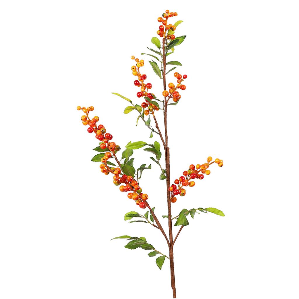 Artificial Fruit Tree Branches High Simulation Lifelike Faux Fruit Bouquet Stems for Home Decor