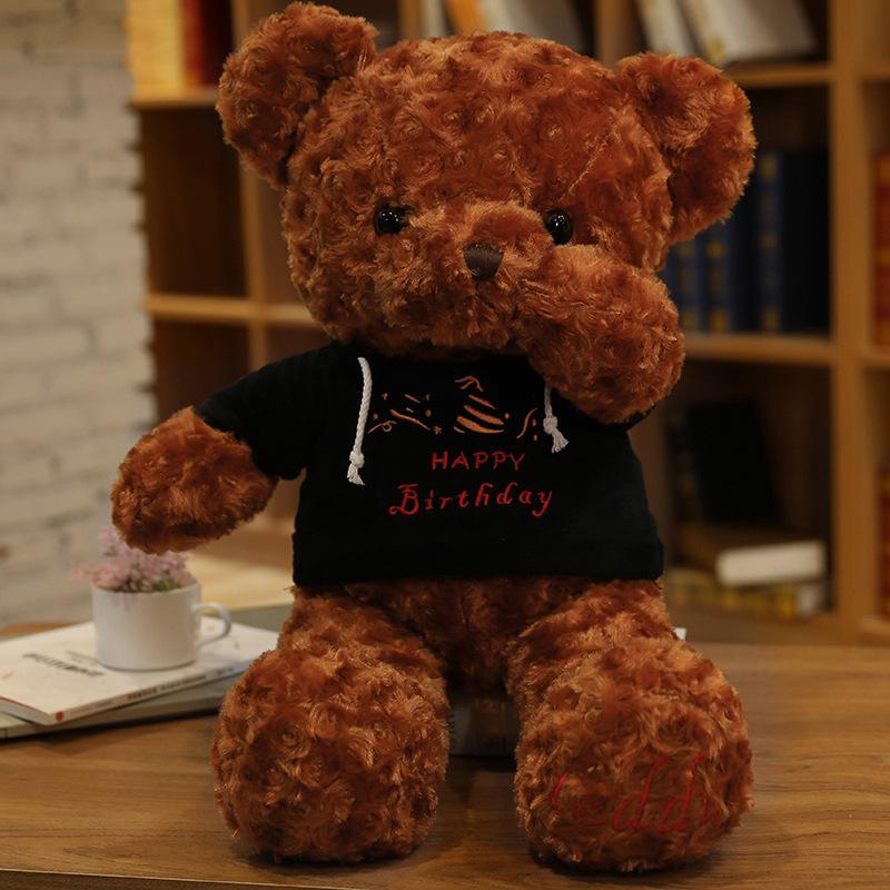 Clothes Teddy Bear Doll Plush Teddy Bear Sweater Hug Bear Doll Girl Soothing Ragdoll
