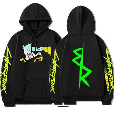 Japanese Anime Edgerunners David Hoodie Unisex/Women Hooded Sweatshirt Harajuku Streetwear Casual Tracksuit Oversized Hoodies