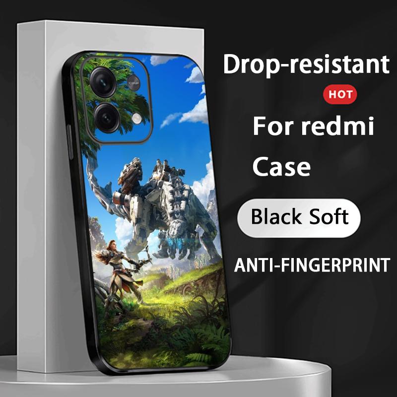

Game Horizon Zero fashion poster Phone Case For Redmi Note 14 13 12 11 Pro Plus S 5G 14C A3 Soft Black Phone Cover Redmi 13C 5G
