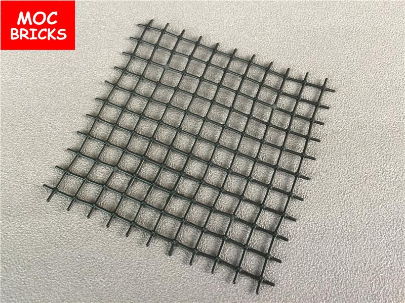 

5pcs/lot MOC Bricks DO-IT-YOURSELF Black Soft Hunting Implement 10X10 Mesh Nets Trap Grid Educational Building Blocks Figure Children Gifts чорний