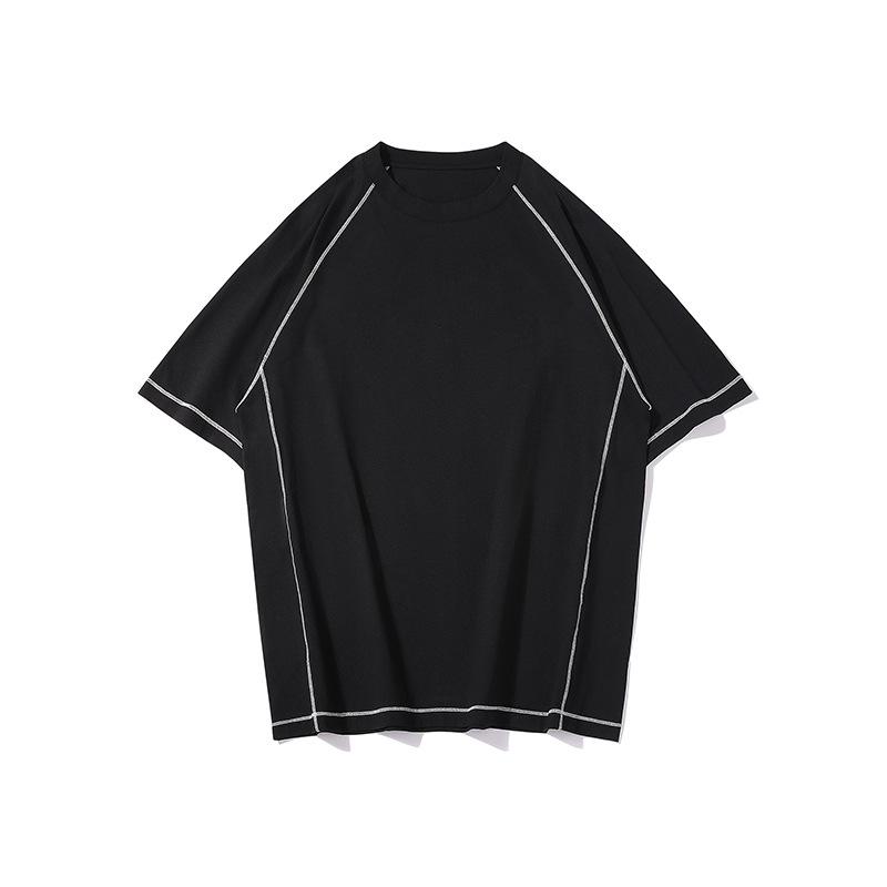 Trendy Round-Neck Short-Sleeve T-Shirt New Summer Style Loose-Fit Outdoor Sports Fashionable Versatile Top