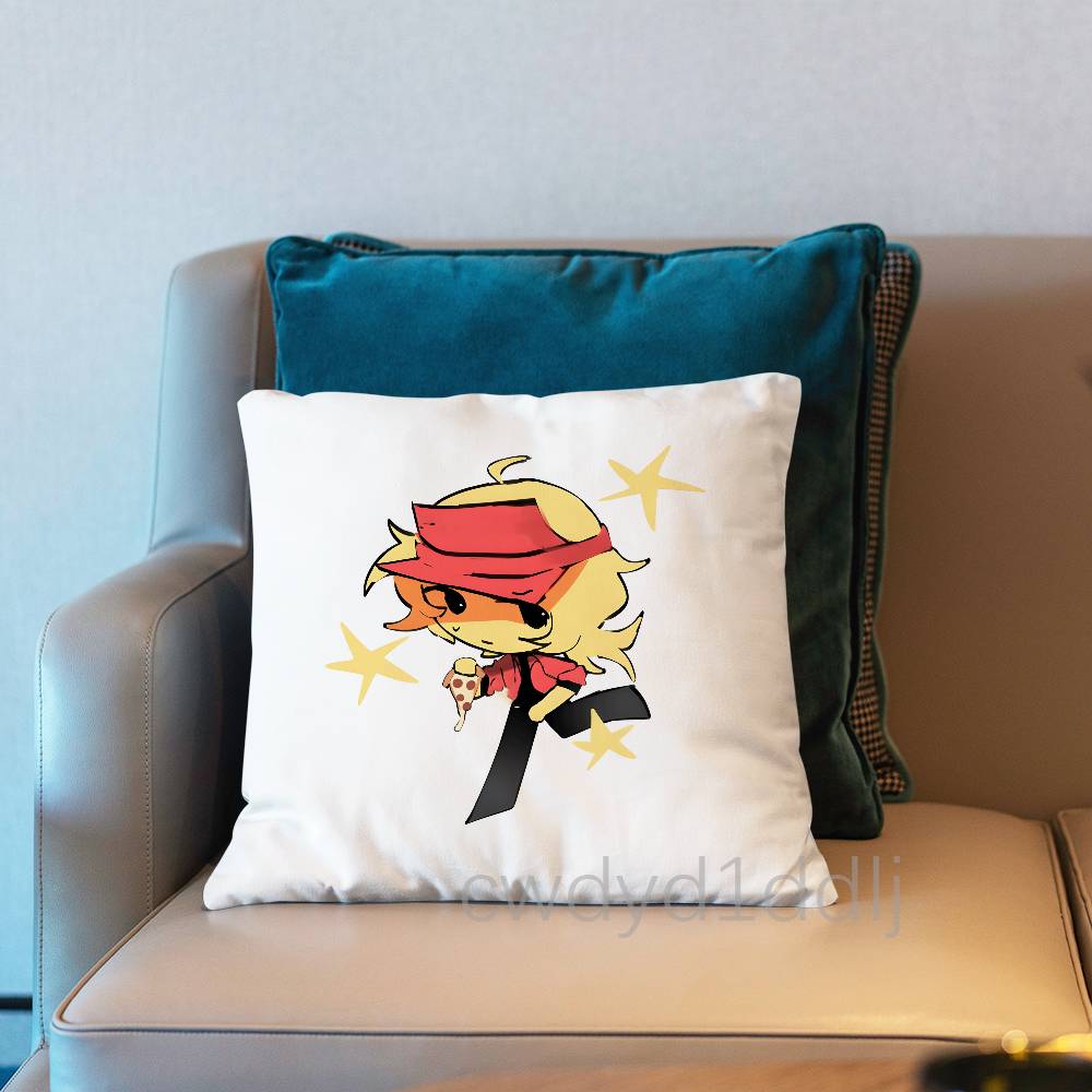 

EElliot Anime Pizza Pillowcases Cute Funny Pillow Case For Wedding Party Home Decor Comfy Pillow Cover 30x30cm