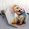 1pc Pup Canine Automatic Open/close Umbrella, 8-Rib Sturdy Structure, Portable Travel Umbrella, Parties, Everyday Use,14