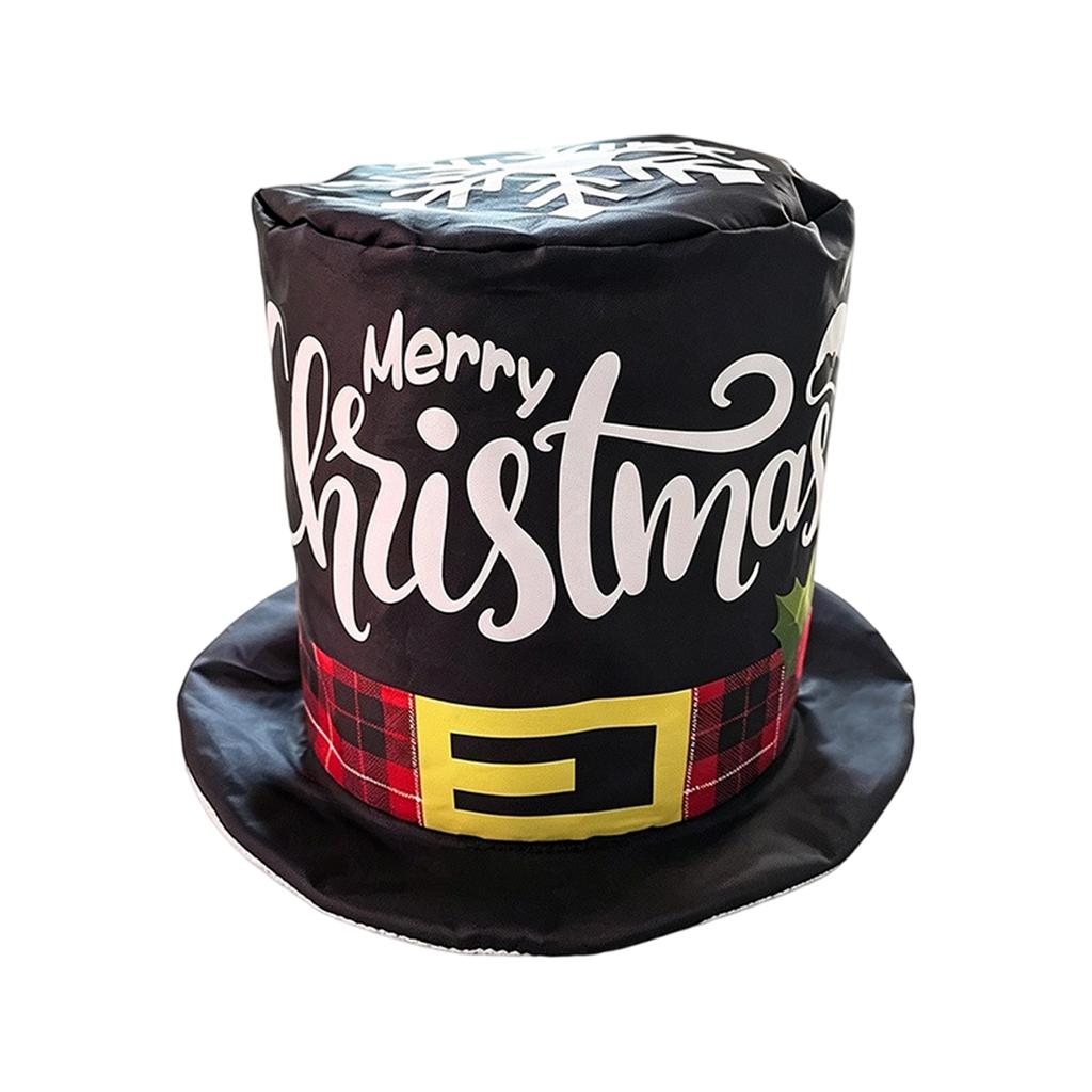Christmas Santa Hat with Design for Holiday Party Decoration