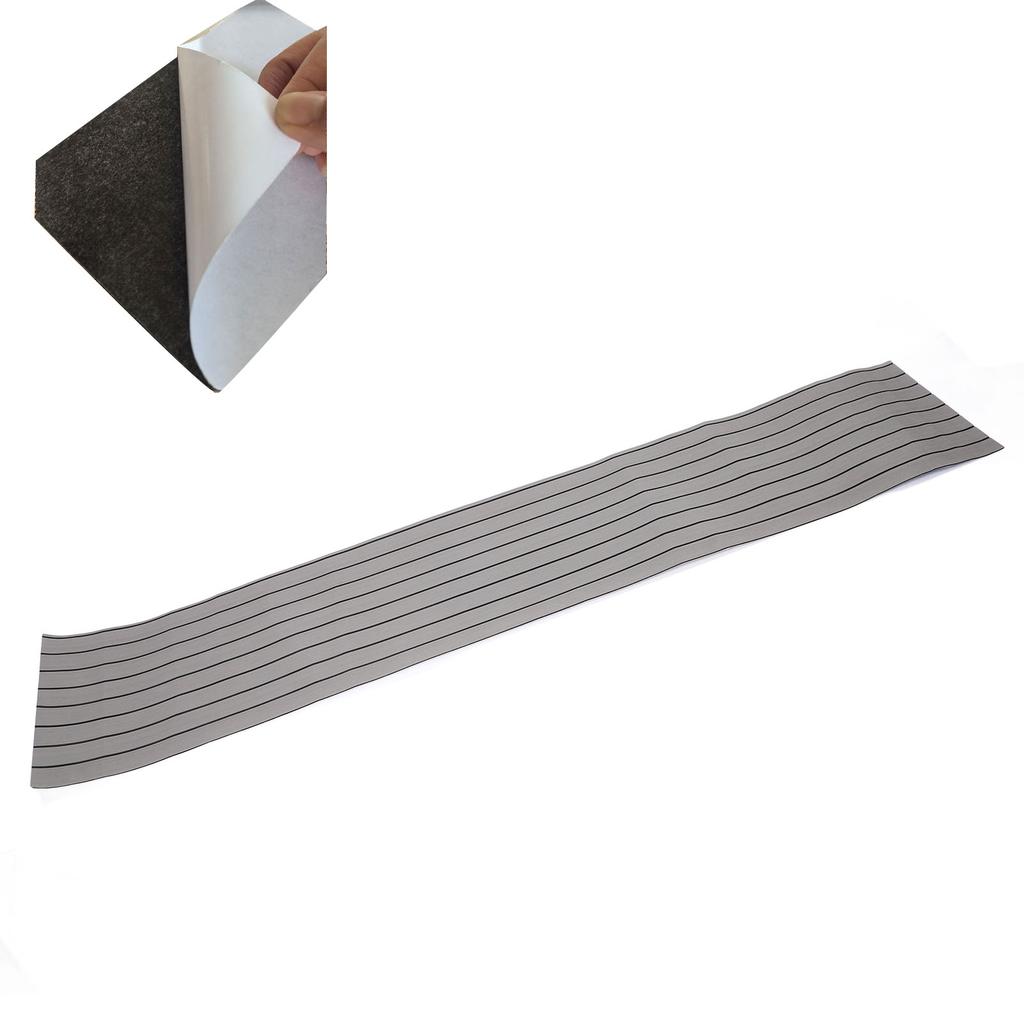 Boat Decking Sheet EVA Self Adhesive Waterproofing Enhanced Comfort Anti Slip Marine Flooring Mat for Yacht Motorboat RV   Cart