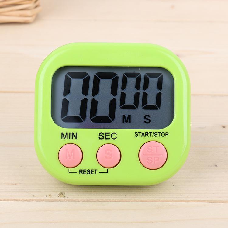 1PC Multi-Function Electronic Timer LCD Display Magnetic Digital Timer Kitchen Baking Countdown Dormitory Learning Reminder Gift