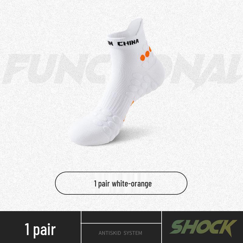 Męskie skarpety sportowe do połowy łydki, antypoślizgowe, do biegania, koszykówki i badmintona