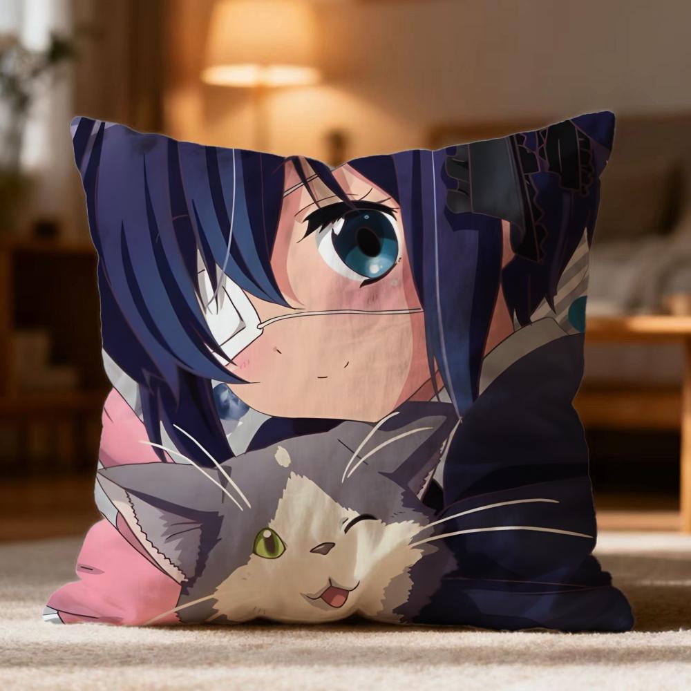 Fashion L-LLove, Chunibyo & Other Delusions Cushion Cover Soft Washable Pillow Case Multi-Scene for Couch Bed Travel Office Use