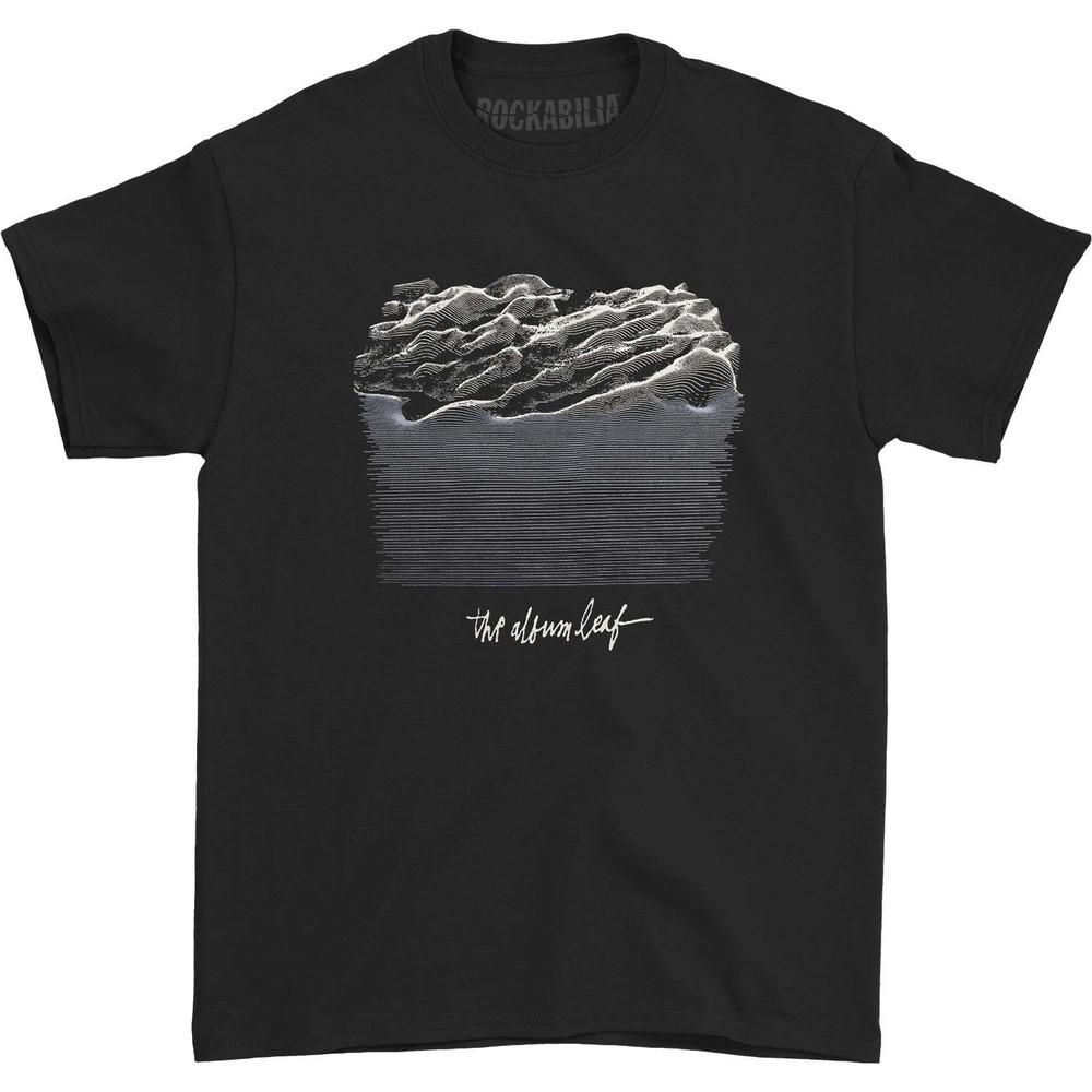Men's Album Leaf Between Waves T-shirt  Black