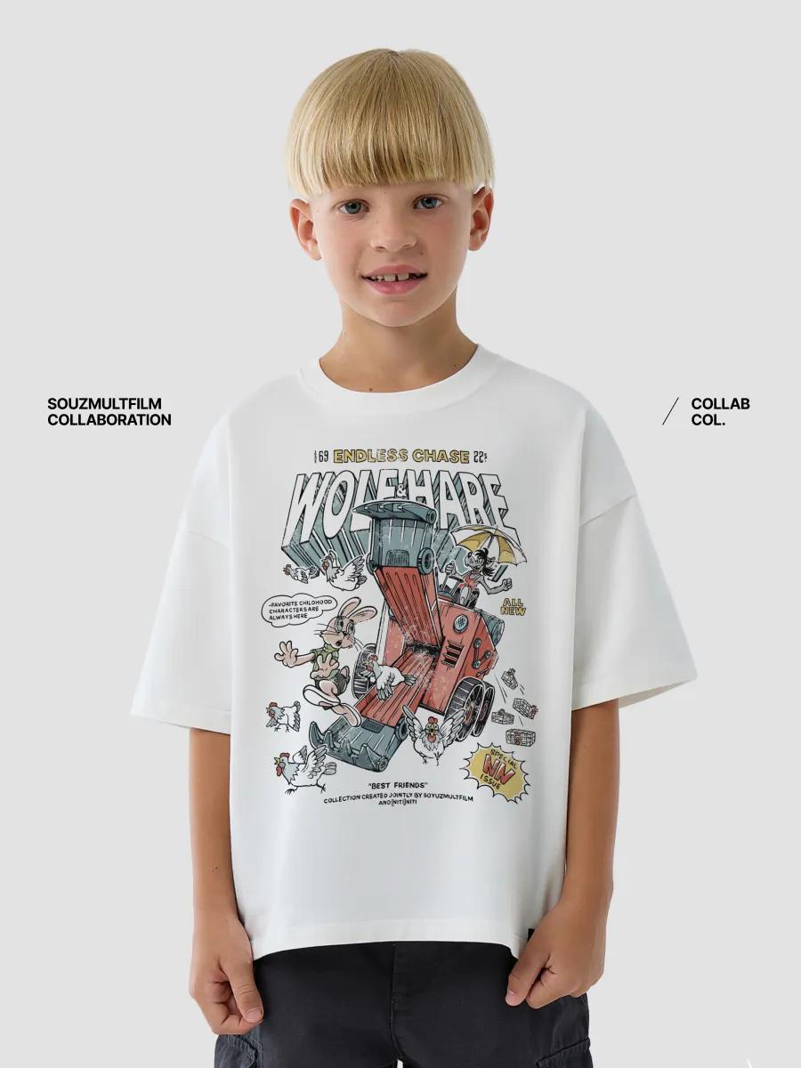 T-shirt with Soyuzmultfilm print L