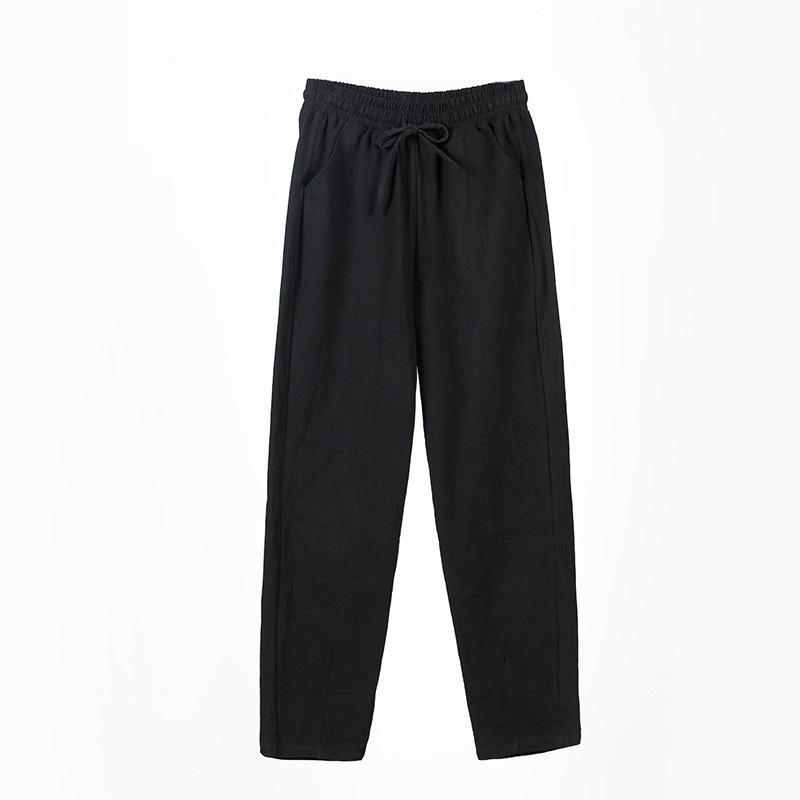 Women's Spring/Summer Cotton Casual Nine-Point Harem Pants