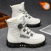 Winter New Men'S Snow Boots Thickened & Cotton-Lined Versatile Trendy Style Outdoor Wear Street Vibe Shoes