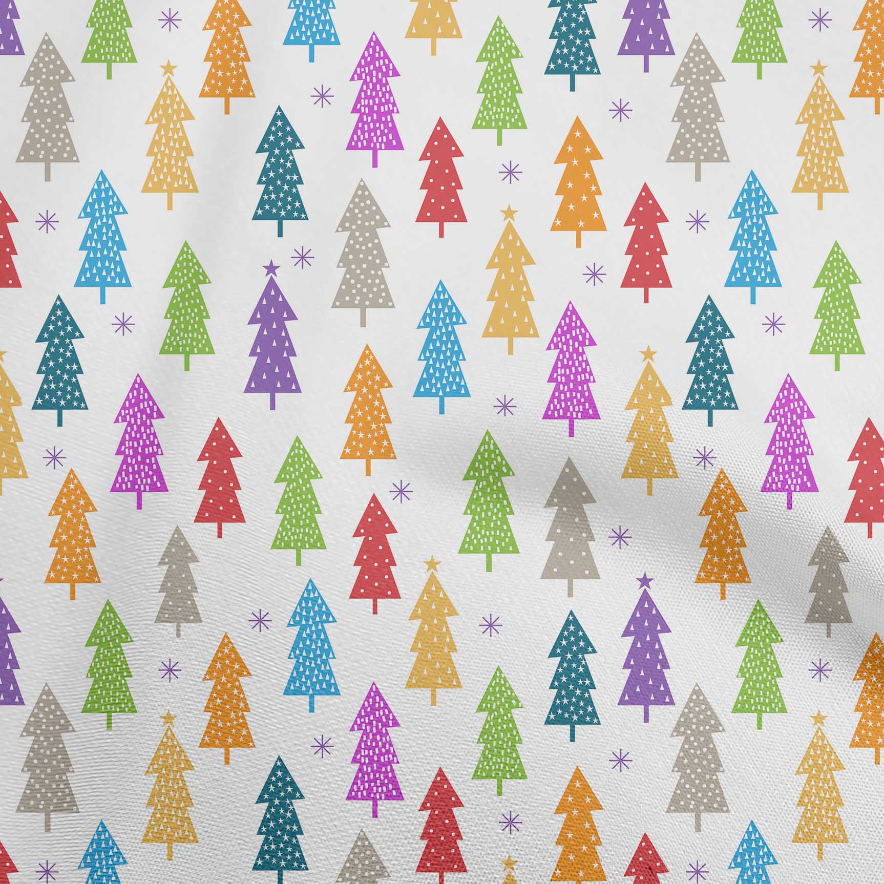 

OneOone Cotton Flex Black Fabric Tree Craft Projects Decor Fabric Printed By The Yard 40 дюймів 42 Inch Wide - Viscose Chiffon білий