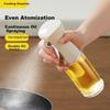 COOKER KING Oil Sprayer Bottle, Seasoning Bottle, Oil Bottle, Measuring Atomizing Oil Bottle, Oil, Soy Sauce, Cooking Wine, Milk Yellow Silver