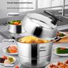 ASD 3-Layer 316L Stainless Steel Steamer