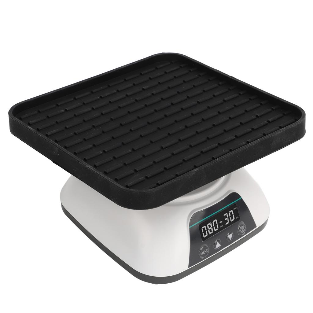 Orbital Shaker Digital Display 10 degrees  Tilting 20‑80RPM Adjustable 10s‑99min Timing 0.8kg Capacity Shaker Table US