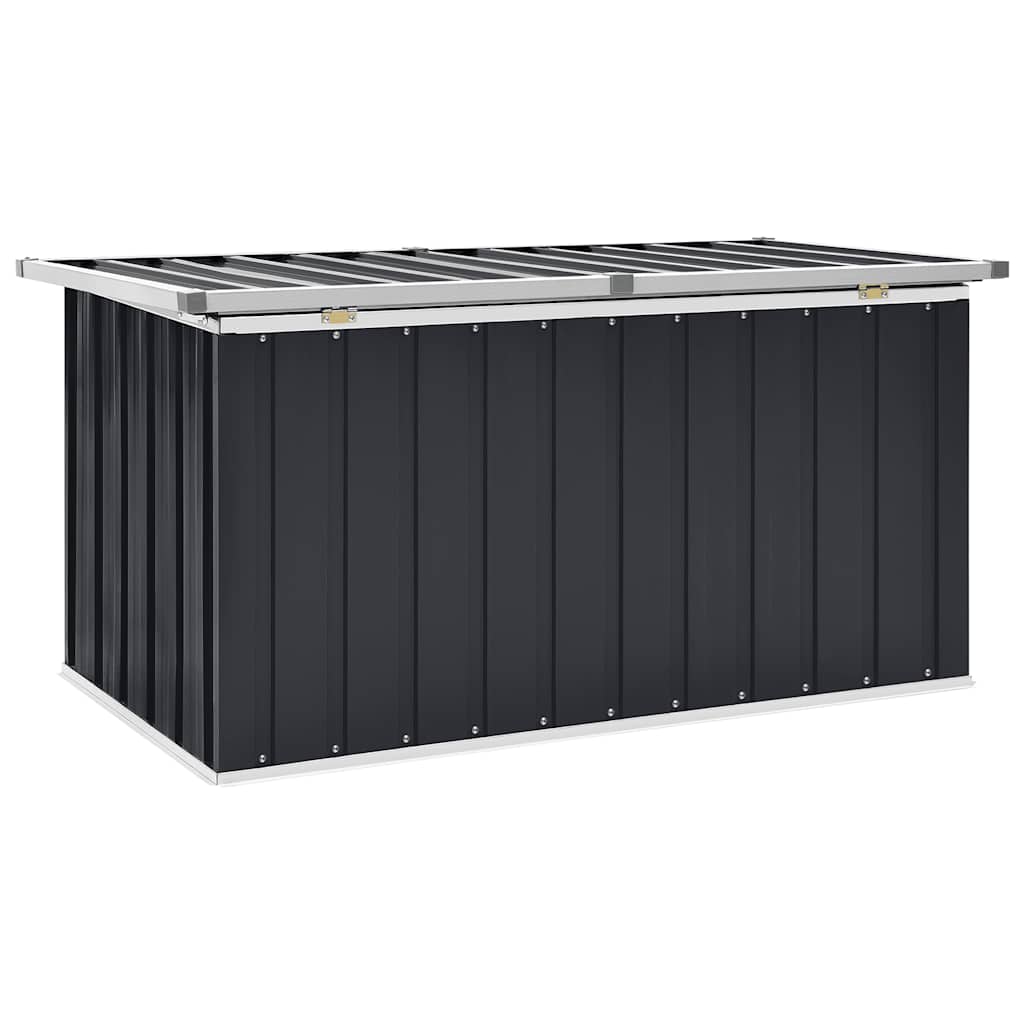 Garden Storage Box Anthracite Grey 129 X 67 X 65 Cm