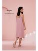 Women's Modal Sleeveless Nightgown with Chest Pad - Spaghetti Strap, Over-Knee Length, Sexy Summer Sleepwear