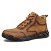 Herrenstiefel Vintage Stiefeletten Männliche Outdoor-Schuhe Wildleder Bequeme Schuhe Herrenstiefel Schnürstiefel Wanderschuhe Übergröße 39-47