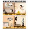 Shatterproof Wall Mirror Full Length for Bedroom, Acrylic Gym Mirrors For Home, Extra Thick: 0.12 inch, 12 x 12 inch x 4 Pcs, Workout Mirrors Safe