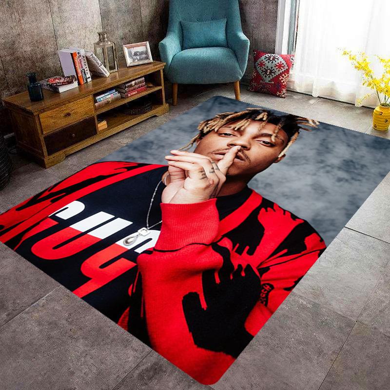Juice Wrld: Legacy Music Passion Carpet Printing Suitable for All Seasons Bathroom Mat Fashion Office Chair Cushion