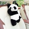 1pc Plush Panda Car Tissue Holder Boxes Car Backseat Hanging Tissue Bag Box Plush Holder Cover Auto Toys Interior Decoration