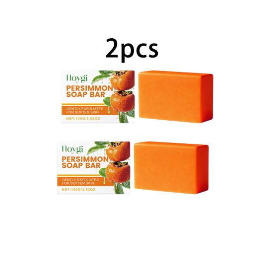 Hoygi Persimmon Moisturizing Bath Soap Gentle Cleansing Moisturizing Moisturizing Moisturizing Daily Bath Cleaning Supplies 100g