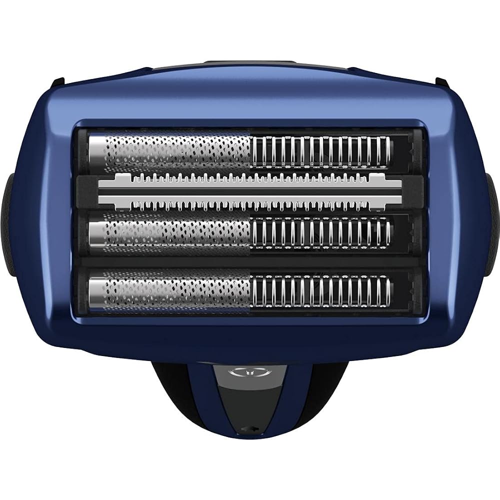 Japanese Product IZUMI Electric Shaver Solid Series 4-Blade Washable Blue (Includes Replacement Blade + 1 Unit)