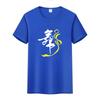 Summer new fashion simple printing sports style suit women's refreshing casual foreign style daily versatile short-sleeved trousers