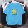 Casual Short Sleeve Printed T-Shirt Men Women Loose Fit Cotton Blend Round Neck Tee In Multiple Colors
