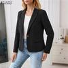 ZANZEA Womens Casual Long Sleeve Thin Cardigan Blazer Slim Fit Tops
