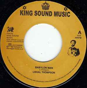 

7inch Record LINVAL THOMPSON - Babylon Man KSM003 King Sound Musi 2009 US Reggae, Ska & Dub Used