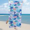 Double-Sided Plush Microfiber Beach Towel, 70x150cm - Quick-Drying, Skin-Friendly, Portable Shawl