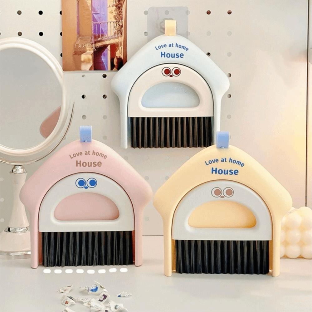 Detachable Desktop Broom Dustpan Set Cartoon Dustpan Shovel Set Mini Broom Dustpan Set Living Room
