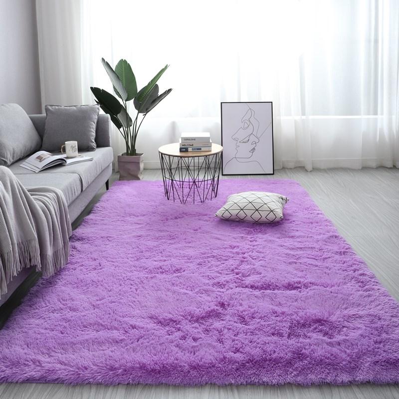 White Fluffy Carpet Plush Carpets Living Room Decoration Thicken Bedroom Bedside Mats Non-Slip Children'S Room Soft Large Rugs