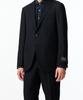 Man On The Boon Notched Lapel Basic Suit Jacket_Black 4714351007